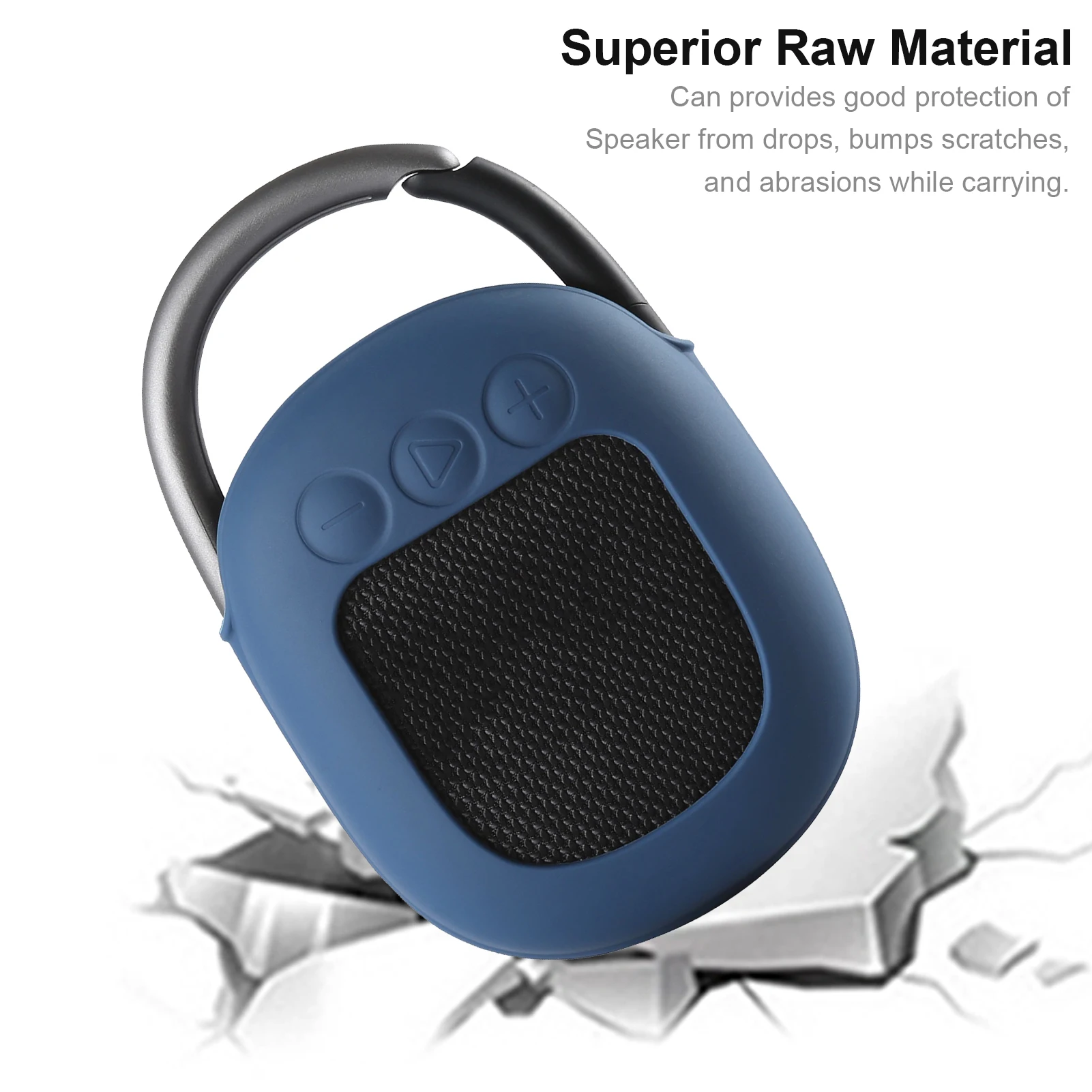 Гибкий защитный чехол силиконовый для переноски JBL Clip 4 портативный с Bluetooth