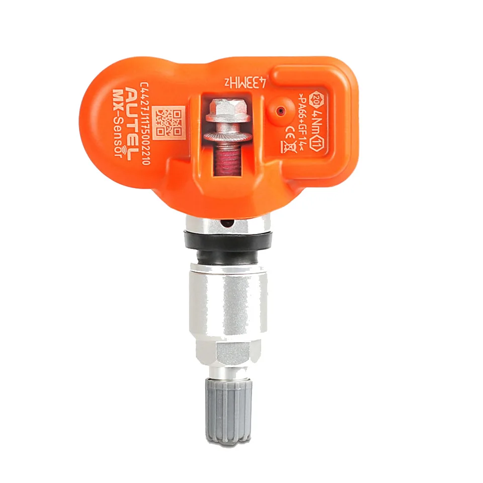 AUTEL MX-sensor 433 МГц универсальный программатор резиновые клапаны давление в шинах Cloneable мониторинг вакуумный тестер TPMS