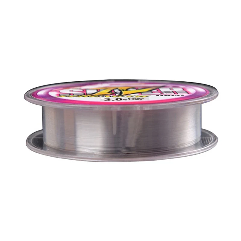 Рыболовная леска 100 м многонитевая прочная нейлоновая нефторуглеродная