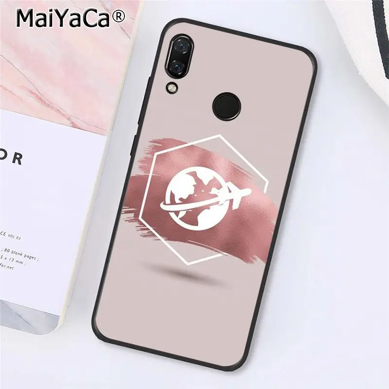 A9 MaiYaCa Любовь Путешествия розовый бумажный самолет чехол для телефона Xiaomi Redmi4X 6A S2 Go Redmi 5 5Plus Note4 Note5 7 Note6Pro - Цвет: A9