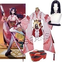 demon knife girl yoto hime onmyoji cosplay anime costume youtouhime cosplay costume kimono dress halloween full set wig shoe