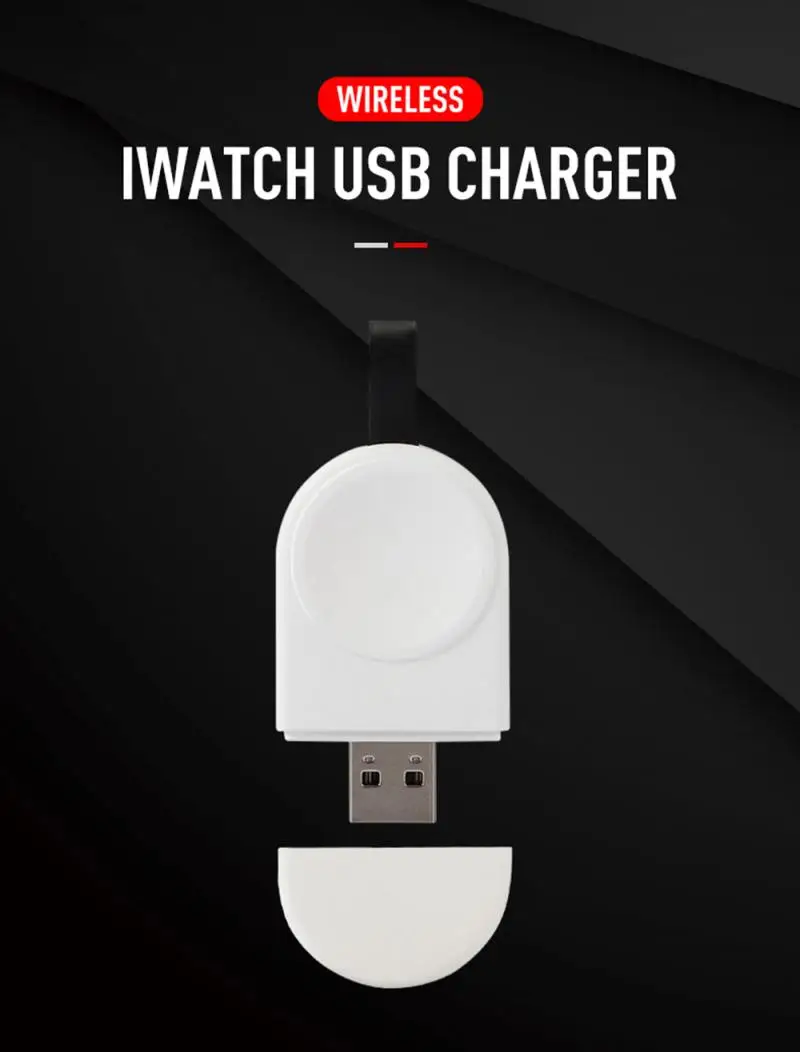 Портативное магнитное Беспроводное зарядное устройство USB зарядная док-станция