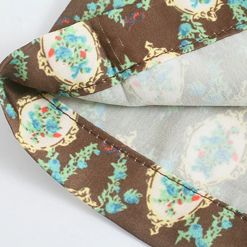 

KUMSVAG Women Summer Loose Wide Leg Pants 2021 Print Casual Vintage Elastic waist Female Fashion Street Pants Trousers LY9416