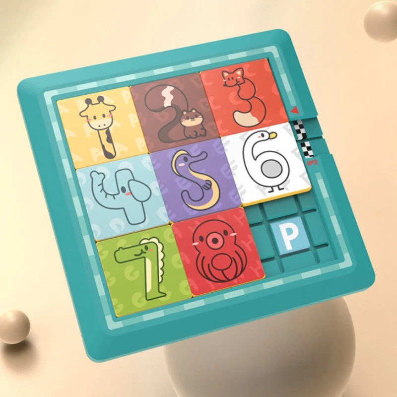 

Children Interactive Traffic Jam Logic Game Educational Toys for Preschool Kids Brain Training Improve Intelligence Toys