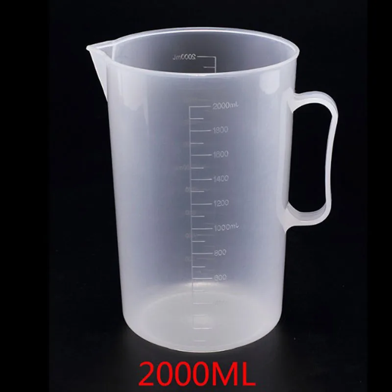 

50/100/250/1000/2000/5000ML Measuring Cup Clear Plastic Graduated For Baking Beaker Liquid Measure Cup Container