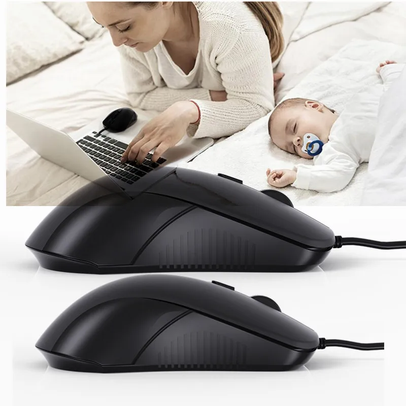 Aigo 4D USB мышь Проводная игровая Бесшумная оптическая 2400 DPI компьютерная совместима