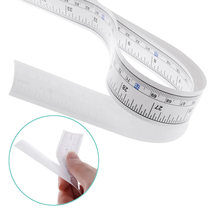 90cm Self Adhesive Metric Measure Tape Vinyl Ruler For Sewing Machine Sticker Measures Tester Tools | Инструменты