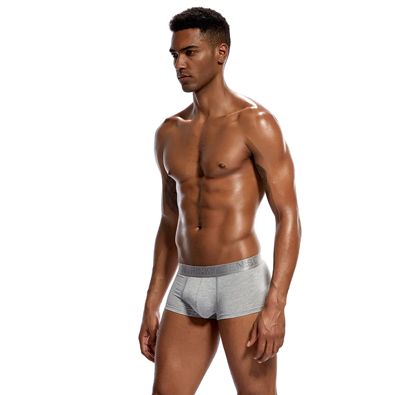 Боксеры мужские из модала и хлопка пикантное нижнее белье дышащие трусы шорты