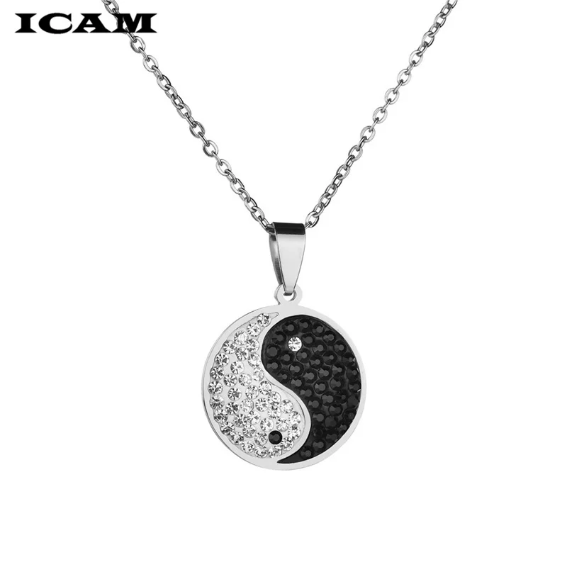 ICAM Инь Ян подарок модный мужской лучший друг женщины унисекс пары ювелирных