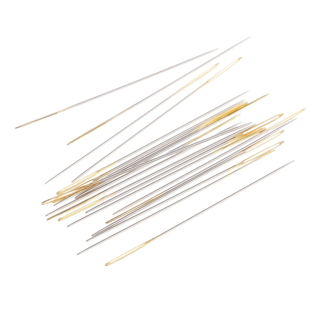 20 шт золотой хвост Вышивка Ткань крестом иглы Ручное шитье ремесло инструменты