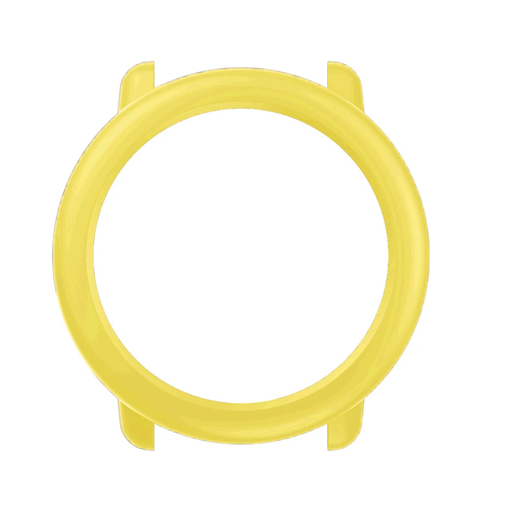 Yellow Цветной тонкий чехол из поликарбоната защитная рамка оболочка для Xiaomi Huami Amazfit Pace Watch Camo Замена протектор для часов чехол capa - Color: Yellow