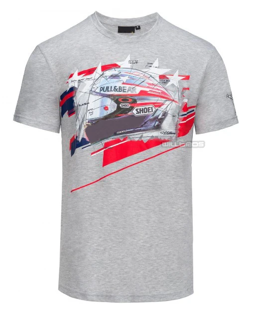 Бесплатная доставка! Мотоциклетная футболка в стиле шлема серый топ для