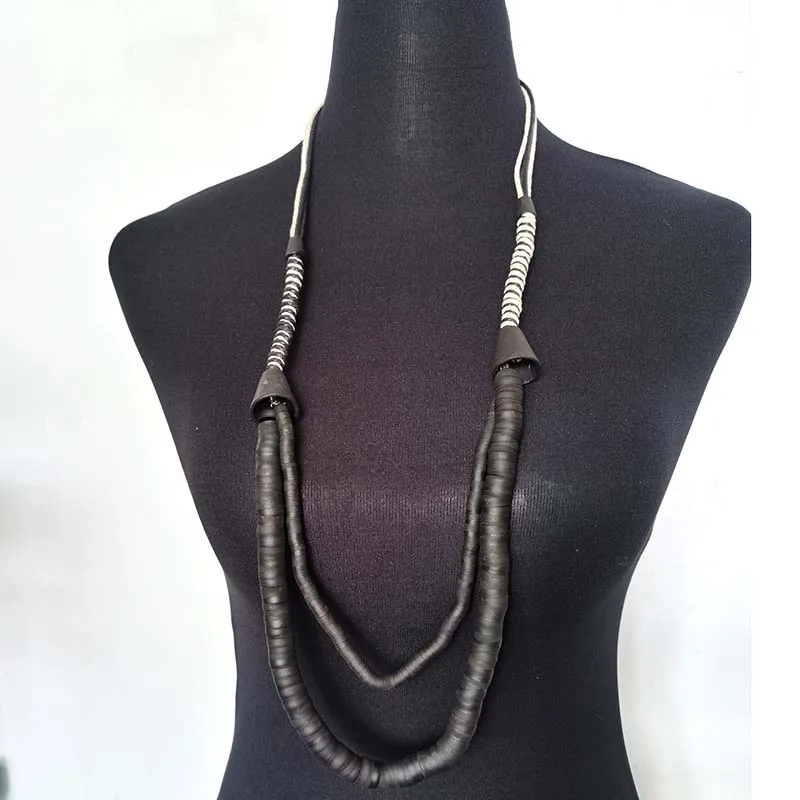 Toyabcновые готические ожерелья с подвесками женские панковские цепи на свитер