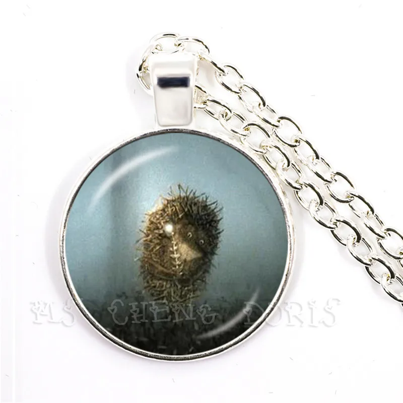 Маленький Ежик в тумане ожерелье 25 мм стеклянный купол милые животные креативный