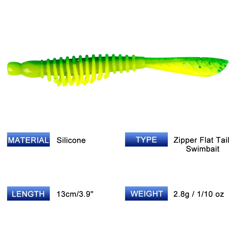 4pcs Soft Fishing Lures Worm 13cm 2.8g Silicone Bait Jigging Wobblers Swimbaits Carp Tackle Artificial |