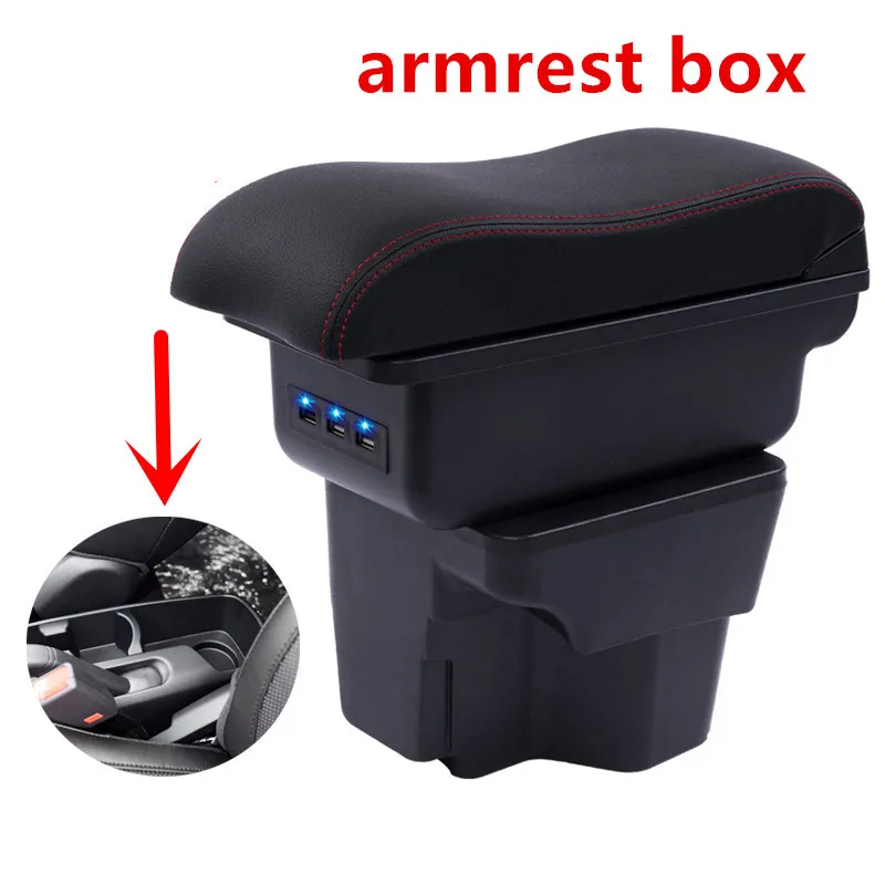 Подлокотник для KIA K2 RIO центральный контейнер хранения с USB-интерфейсом |