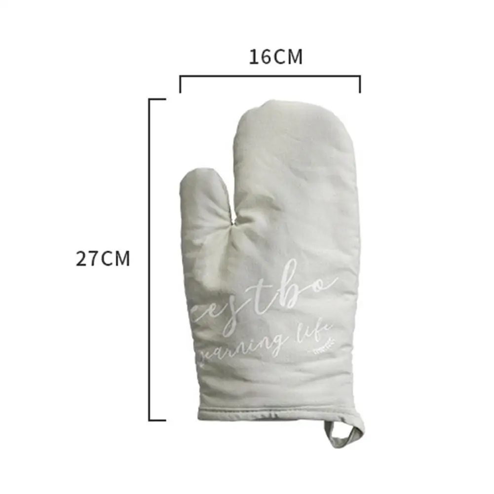 

1Pc Non-slip Anti-scalding Kitchen Cotton Microwave Glove Baking Oven Mitten