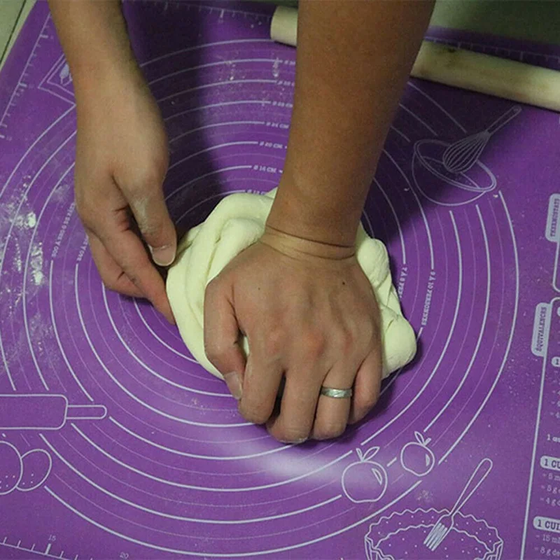 

Kneading Dough Mat Silicone Baking Mat Pizza Dough Maker Pastry Kitchen Cooking Gadgets Bakeware Kneading Pad Accessories