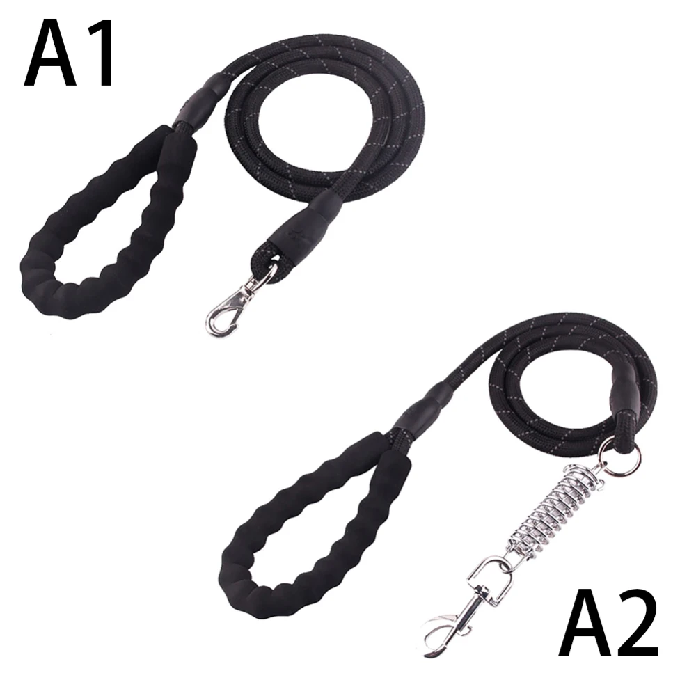 Поводок для домашних животных светоотражающий прочный поводок собак 1 5 м длинный