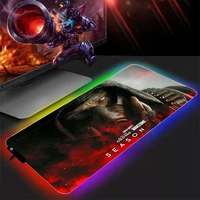 gaming computer mouse pad rgb call of duty warzone mouse mat accessories desk mat keyboard mousepad laptop pc gamer xl lol table