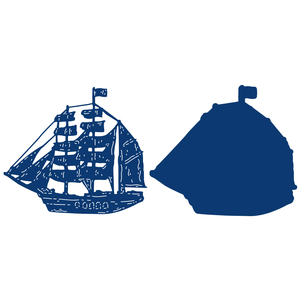 

Pirate Ship Metal Cutting Dies Scrapbook DiaryDecoration Embossing Template DIY Greeting Card Handmade 2021