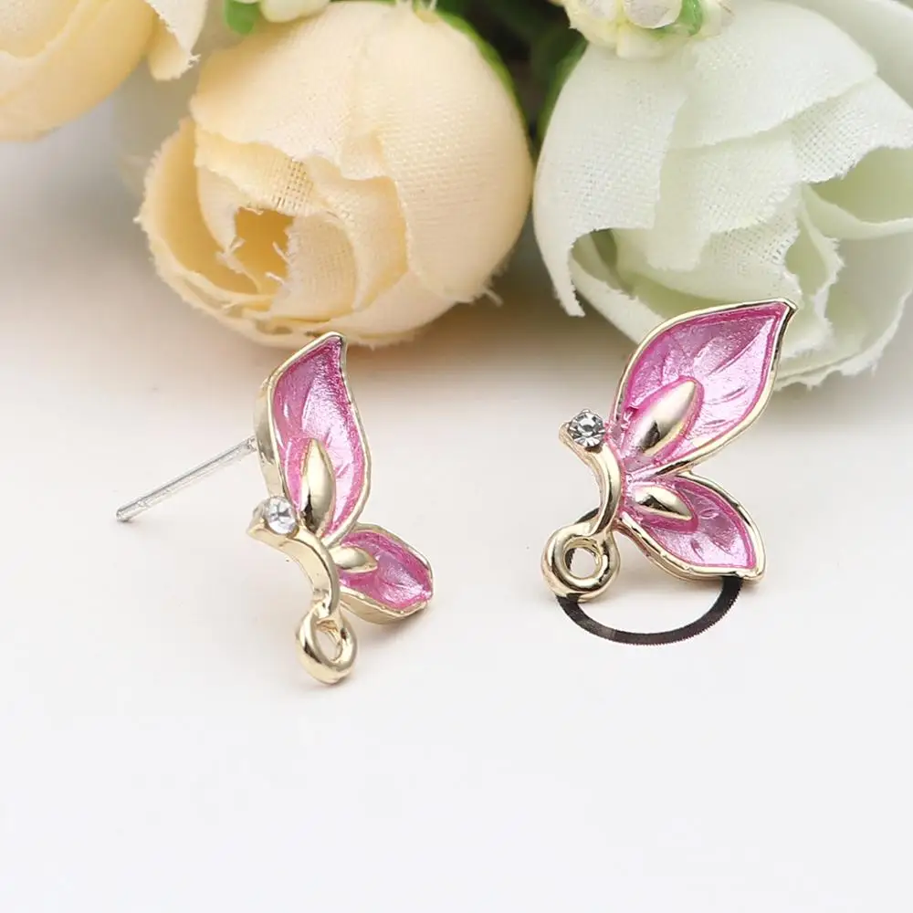 Серьги-гвоздики DoreenBeads из цинкового сплава в виде насекомых фурнитура для