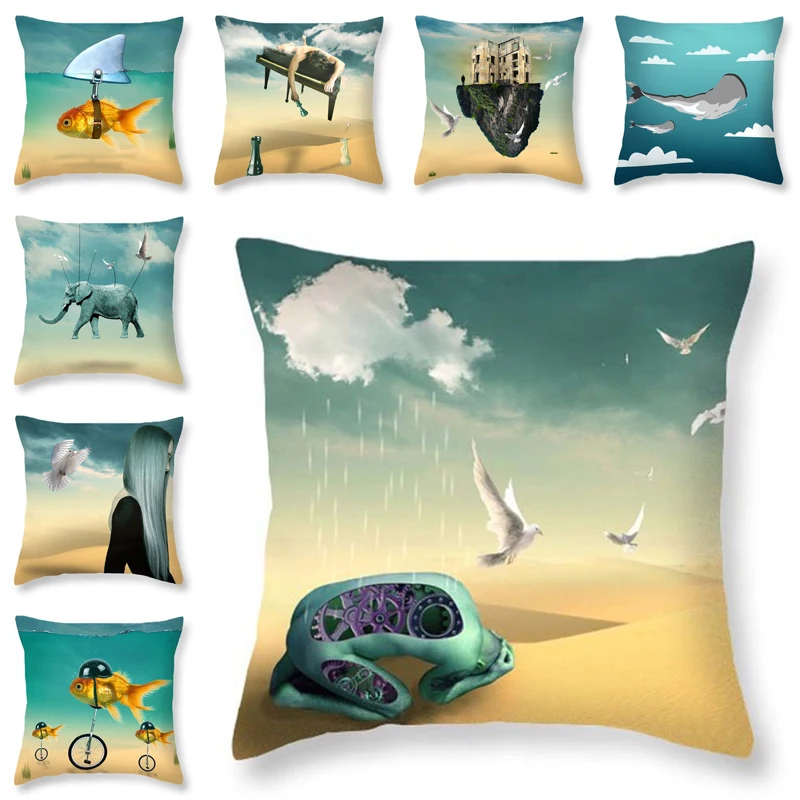 Новинка искусство креативная абстрактная красочная абстрактный узор мягкая