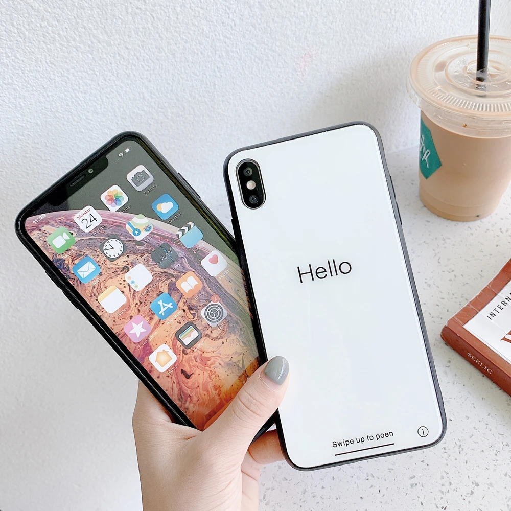 Красивый смартфон зеркальный чехол для телефона iphone X корпуса Аксессуары Чехол
