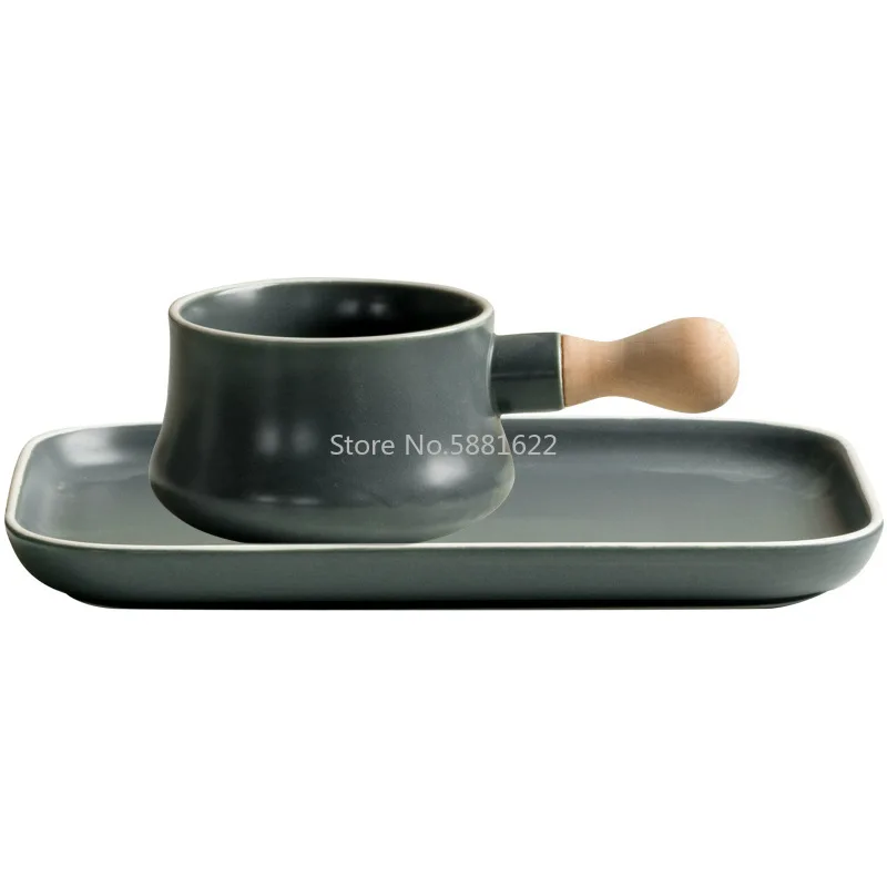 Набор керамической посуды в скандинавском стиле простой дизайн набор из чаши и