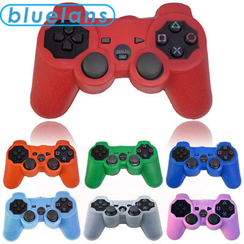 

PS3 Gamepad Silicone Case Attractive Candy Colors Protective Skin Non-Slip Cover Case For Playstation 3 PS3 Controller Gamepad