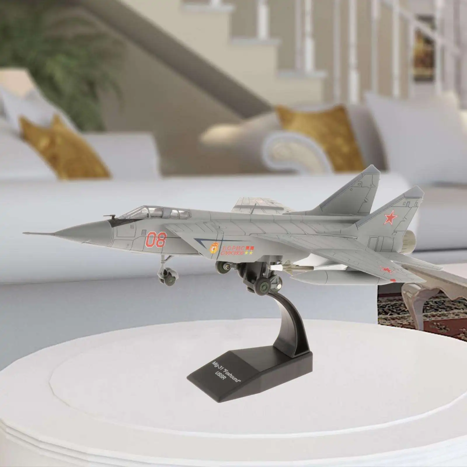 

1:72th модель самолета Mig-31 и дисплей, подставка для сборки, украшения