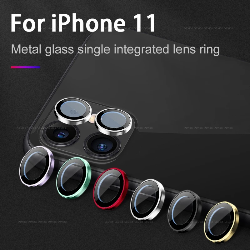 Металлический чехол для камеры кольцо Стекло круг iphone 11 Pro Max 2019 Крышка s ProMax 11Pro