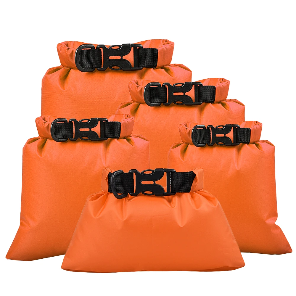 5 Pcs Outdoor Swimming Waterproof Storage Bags Dry Sacks Smartphone Camera for Drifting Water Sports | Спорт и развлечения