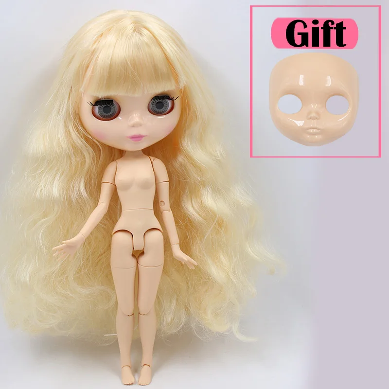 doll face ICY Blyth Кукла № 2 глянцевое лицо натуральная кожа суставное тело 1/6 BJD Специальная цена 1/4 BJD, Pullip, Jerryberry, Licca игрушка подарок - Цвет: doll face