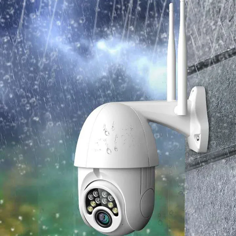 V380 1080P мини PTZ Wi-Fi камера облачная P2P наружная водонепроницаемая IP-камера с
