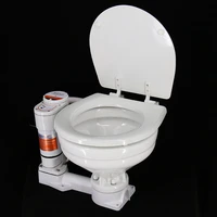 marine yacht rv toilet lounge camping car sailing vessel special electric toilet vehicle borne ceramic toilet 12v 24v