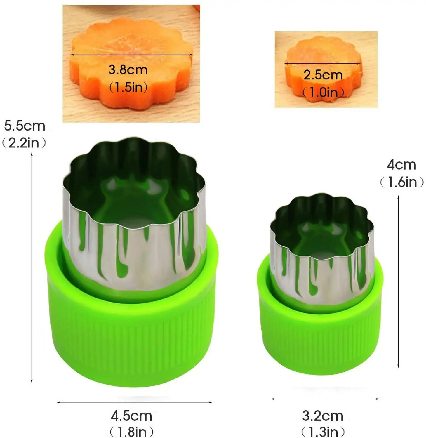 20 шт. формочки для печенья из нержавеющей стали овощей и фруктов 8 большой 12