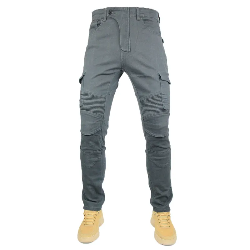 

UGB06 Мотоциклетные джинсы Pantalones Motocicleta Hombre Джинсы с перьями Стандартная версия Брюки для мотоциклистов Брюки для летней езды