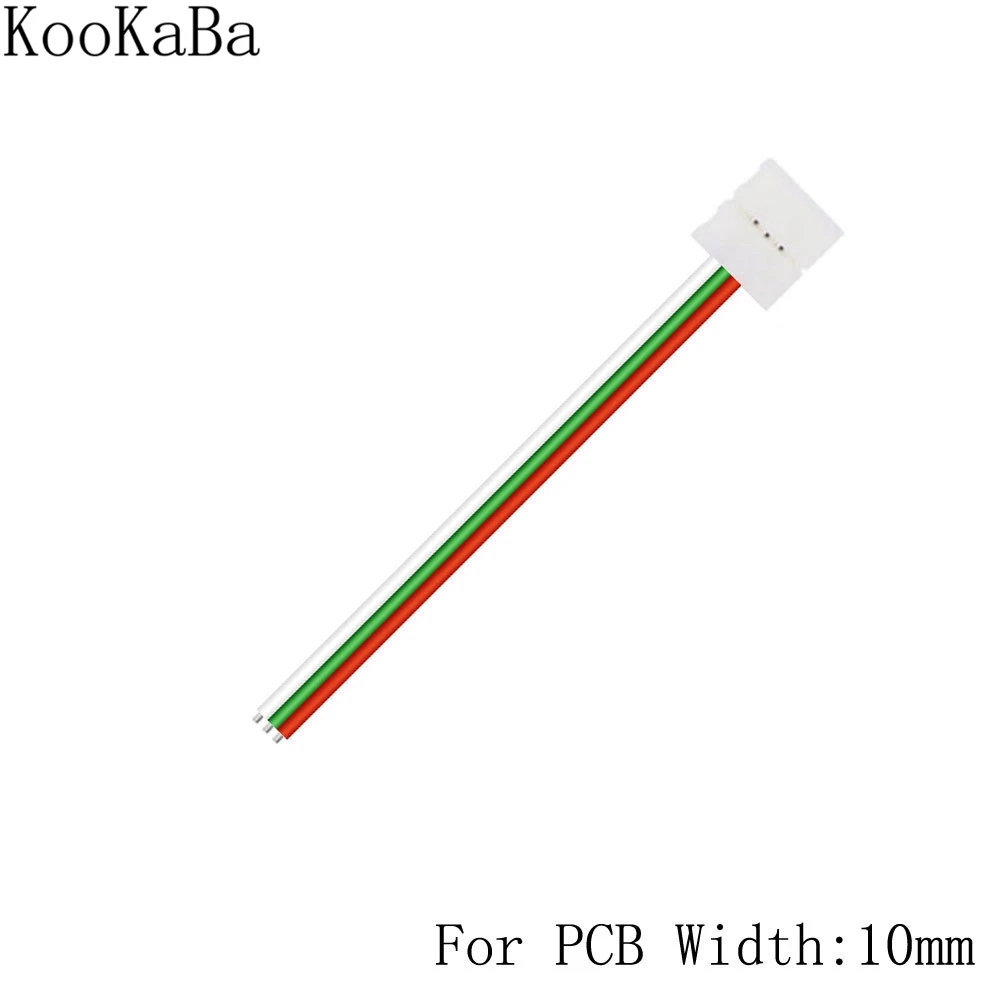 Светодиодные коннекторы 5-50 шт. 2/3/4/5Pin двойной зажим соединительный кабель для 3528