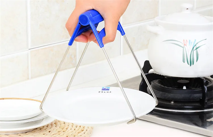 Кухонный гаджет зажим для чаши из нержавеющей стали миска горшка