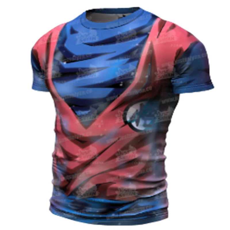 

Men's Short Sleeve Slim Fit T-shirt Cartoon 3d Print T-shirts Outdoor Running Sportswear Breathable Summer New 2021