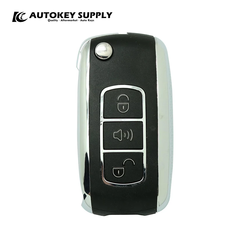 

New Style 3 Button Flip Key Shell Speaker Button Water Proof AKBEF105