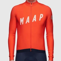 maap men cycling jersey jacket winter warm fleece bicycle cycle long sleeve kit maillot ciclismo velveteen sweatshirt clothes