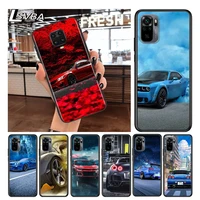 red blue car fashion for xiaomi redmi note 10 10s 9 9t 9s 9pro max 8t 8pro 8 7 6 5 pro 5a 4x 4 soft black phone case