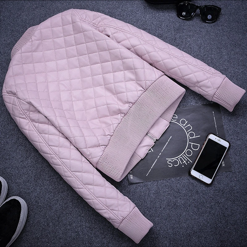 

Hot Selling England Style Lady's Girl Short Automotive Leather Jackets and Coats China Online Women PU Jacket British Style C409