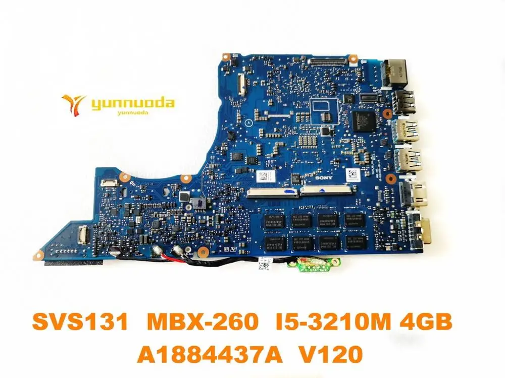 Оригинальный беспроводной контроллер для SONY SVS131 MBX-260 ноутбук otherboard I5-3210M 4 Гб A1884437A