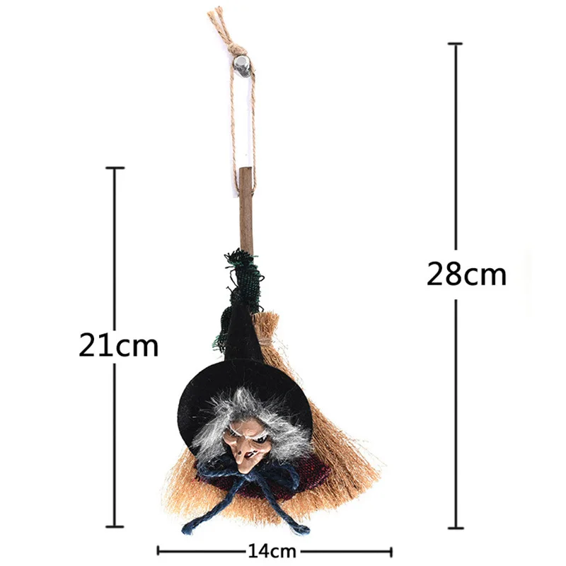 Реквизит для Хэллоуина страшная Фантастическая метла игрушки реквизиты