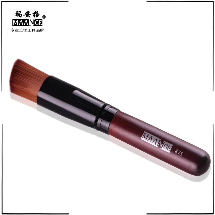 Maange Кисть для нанесения пудры нейлоновая шерсть Маньчжурская зола деревянная