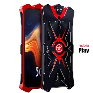 for zte nubia play original zimon shockproof heavy duty armor metal aluminum phone case for nubia play 5g case 6 65 free global shipping