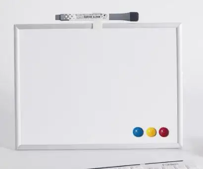 

25*35cm The small white board Magnetic home message board Desktop mini scaffolding whiteboard free shopping